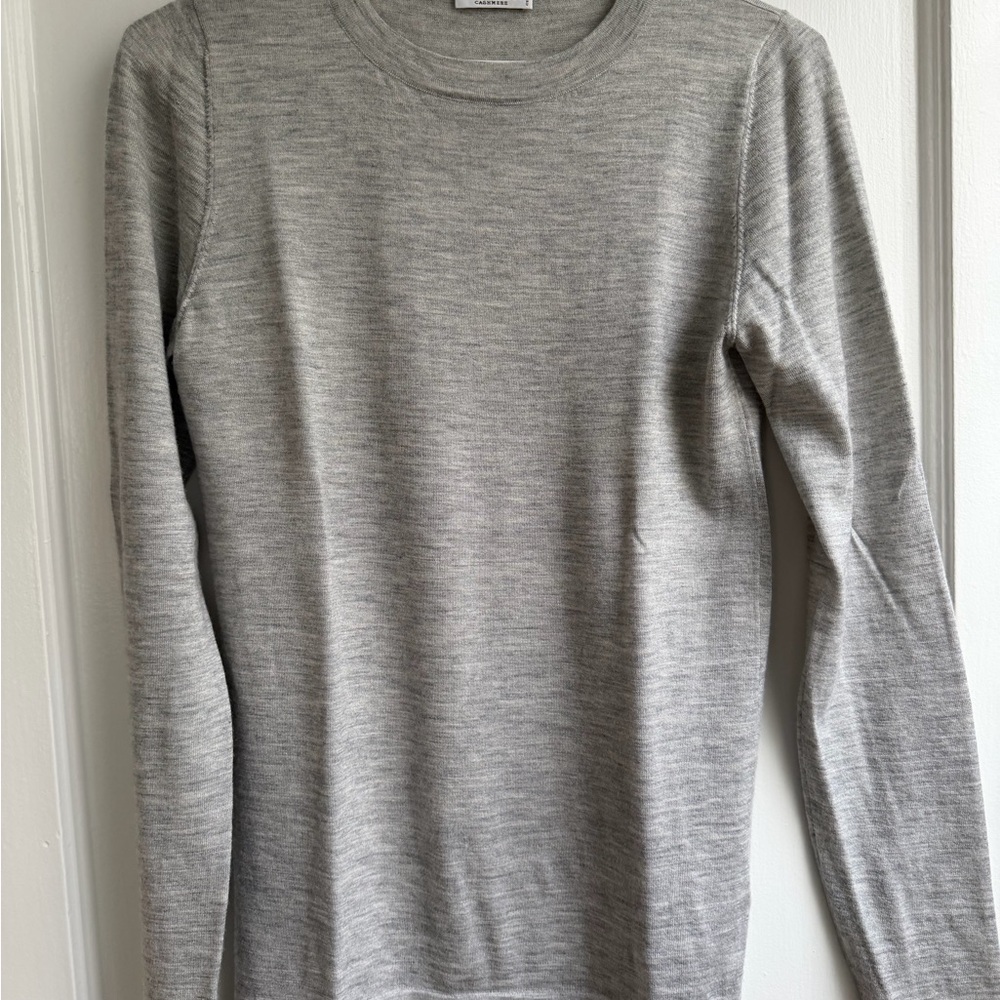 Brunello Cucinelli Light Gray Cashmere Crewneck- Size M
